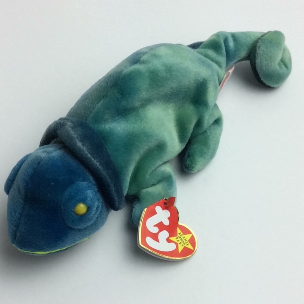 COPY - Rainbow Chameleon Vtg Ty Beanie Babies Collection